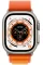 Apple Watch Ultra 49mm Titanium Case with Orange Alpine Loop Large